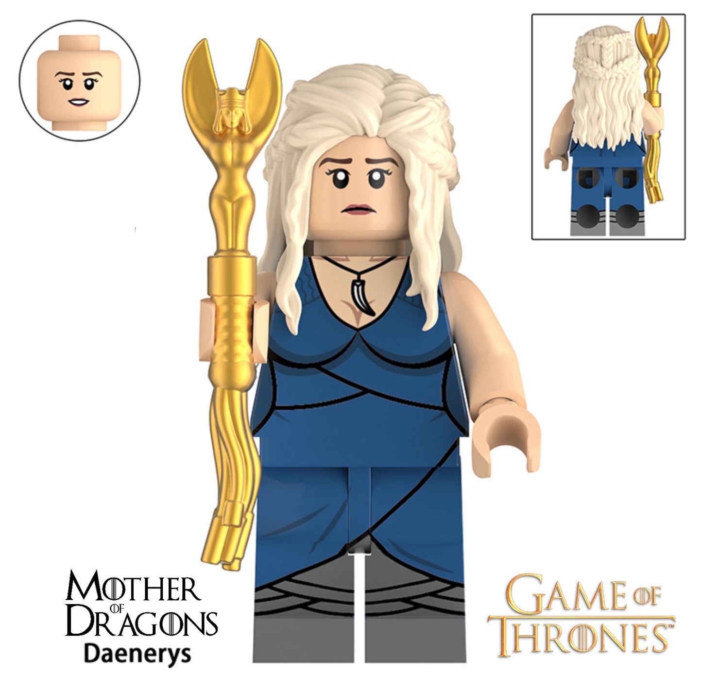 PREVENTE MINIFIGURE GAME OF THRONES UNIVERS: DAENERYS Custom Disponibilité fin septembre 2026