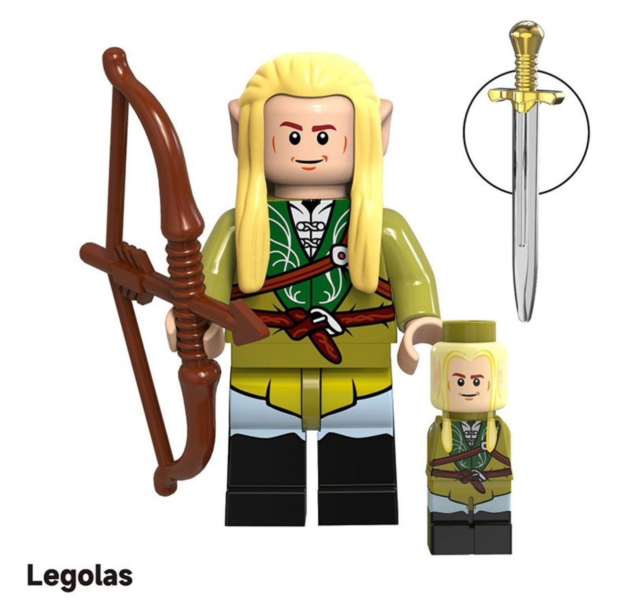 MINIFIGURE THE HOBBIT/ LOTR UNIVERS: LEGOLAS CUSTOM