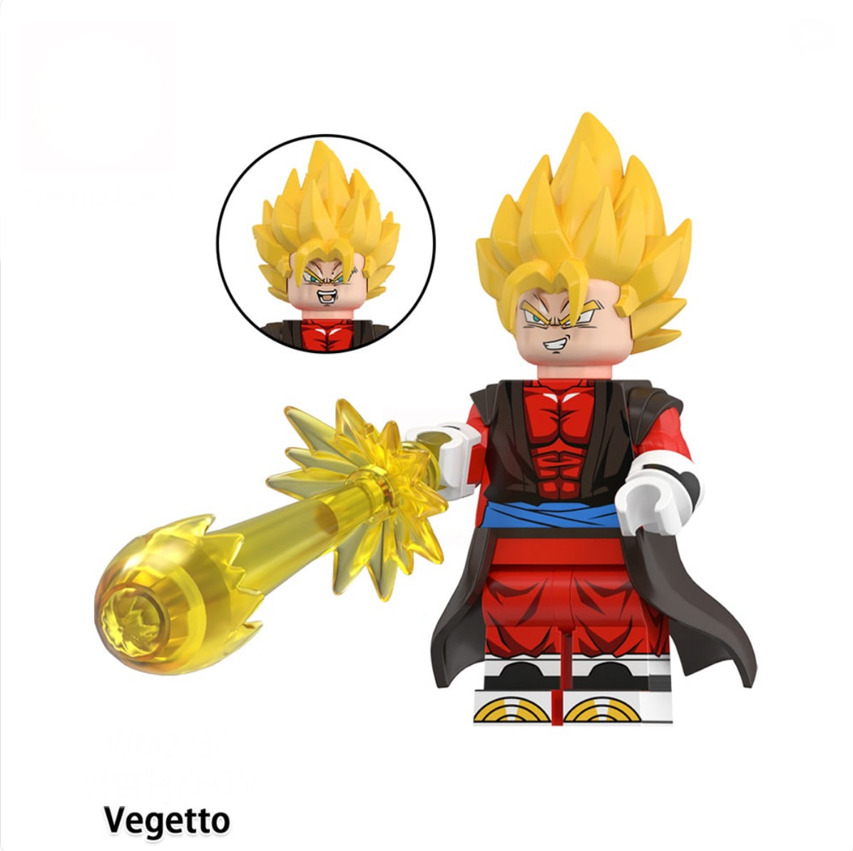 PREVENTE MINIFIGURE DRAGON BALL Z UNIVERS: VEGETTO Custom Disponibilité janvier 2025