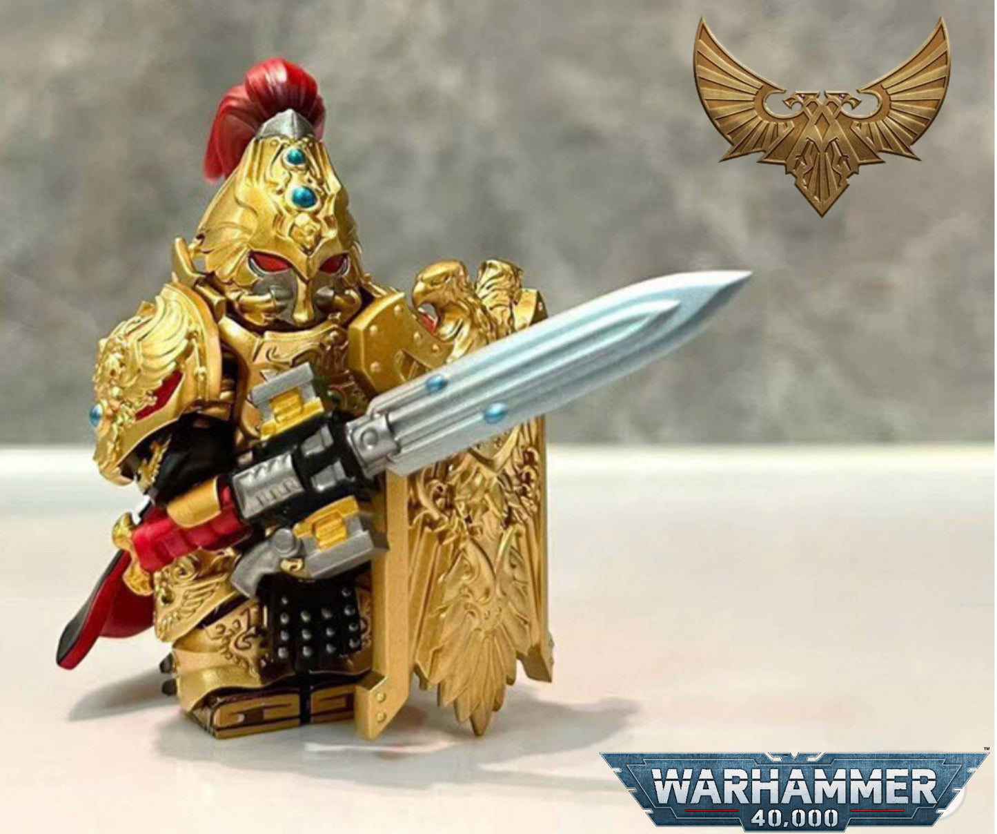 MINIFIGURE WARHAMMER 40K UNIVERS: ADEPTUS CUSTODES custom