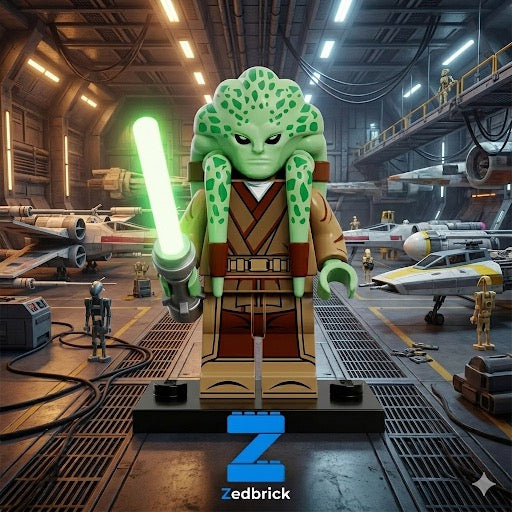 ♥️♥️TOP ZEDBRICK 2025♥️♥️ MINIFIGURE STAR WARS UNIVERS: JEDI MASTER KIT FISTO custom