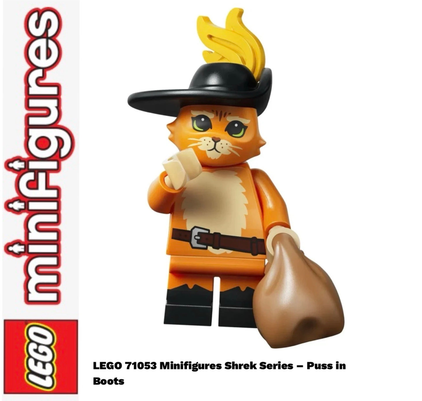 PREVENTE LEGO MINIFIGURE SÉRIES SHREK : PUSS IN BOOTS "Socle+Fascicule inclus " Disponibilité fin septembre 2026