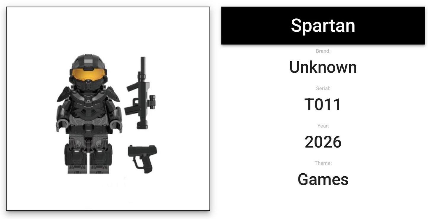 ⭐️⭐️MINIFIGURE HALO UNIVERS : SPARTAN ⭐️⭐️Custom