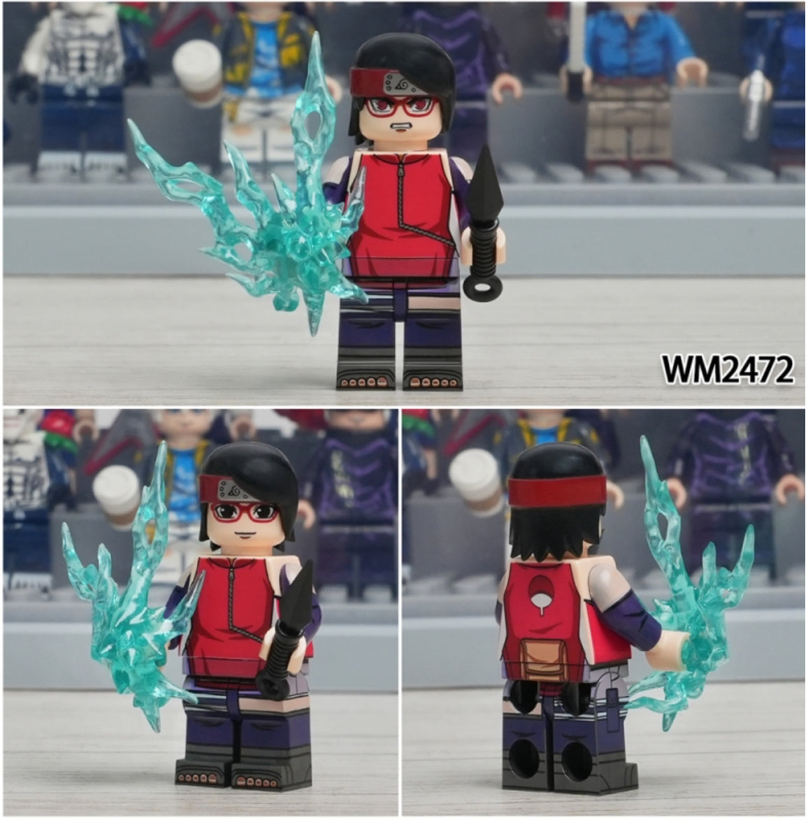 MINIFIGURE UCHIHA SARADA custom