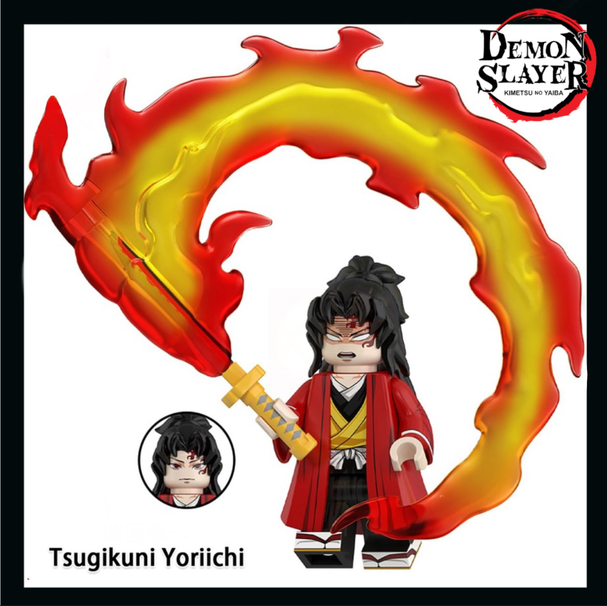 PRÉVENTE♥️♥️♥️MINIFIGURE DÉMON SLAYER UNIVERS: TSUGIKUNI YORIICHI ♥️♥️♥️custom Disponibilité Septembre 2025