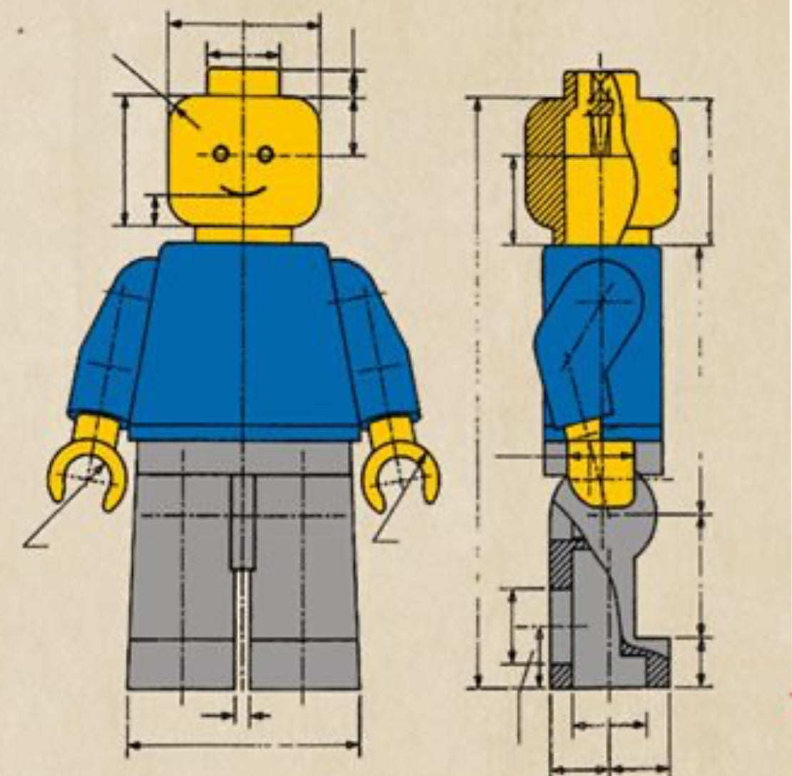 ♥️♥️♥️♥️MINIFIGURE GÉANTE "IL ÉTAIT UNE FOIS…" custom♥️♥️♥️♥️