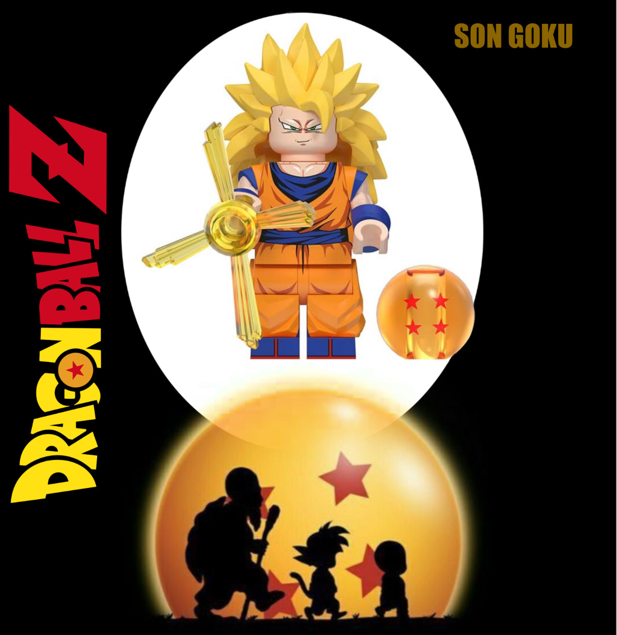 MINIFIGURE DRAGON BALL Z UNIVERS: SON GOKU Custom