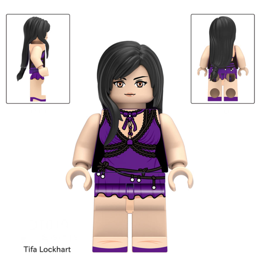 ♥️♥️♥️MINIFIGURE FINAL FANTASY UNIVERS: TIFA LOCKHART ♥️♥️♥️custom
