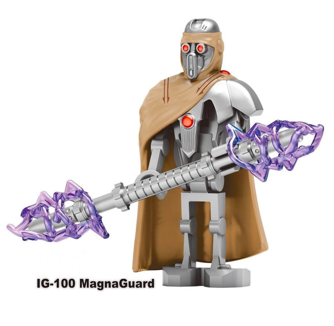 MINIFIGURE STAR WARS UNIVERS: IG-100 MAGNAGUARD CHROME (VERSION C) custom