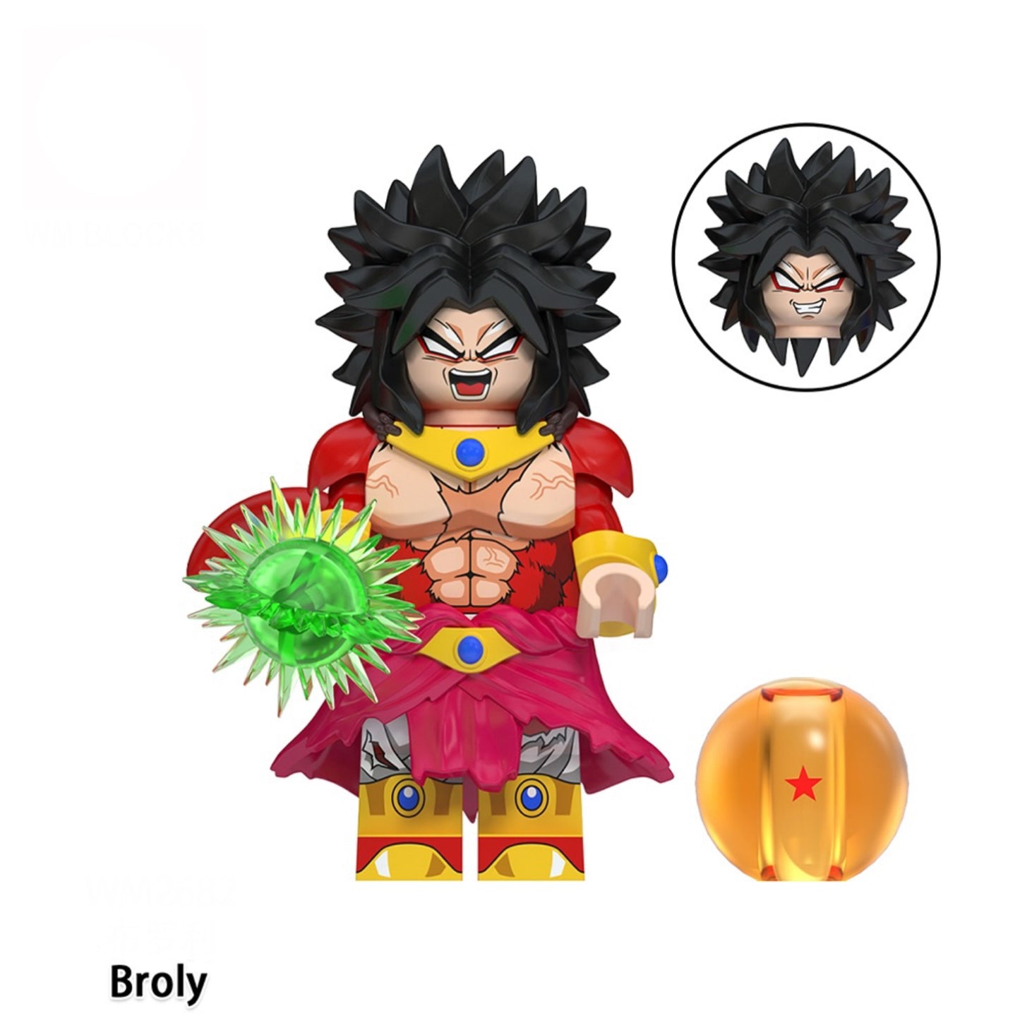 MINIFIGURE DRAGON BALL Z UNIVERS: BROLY Custom