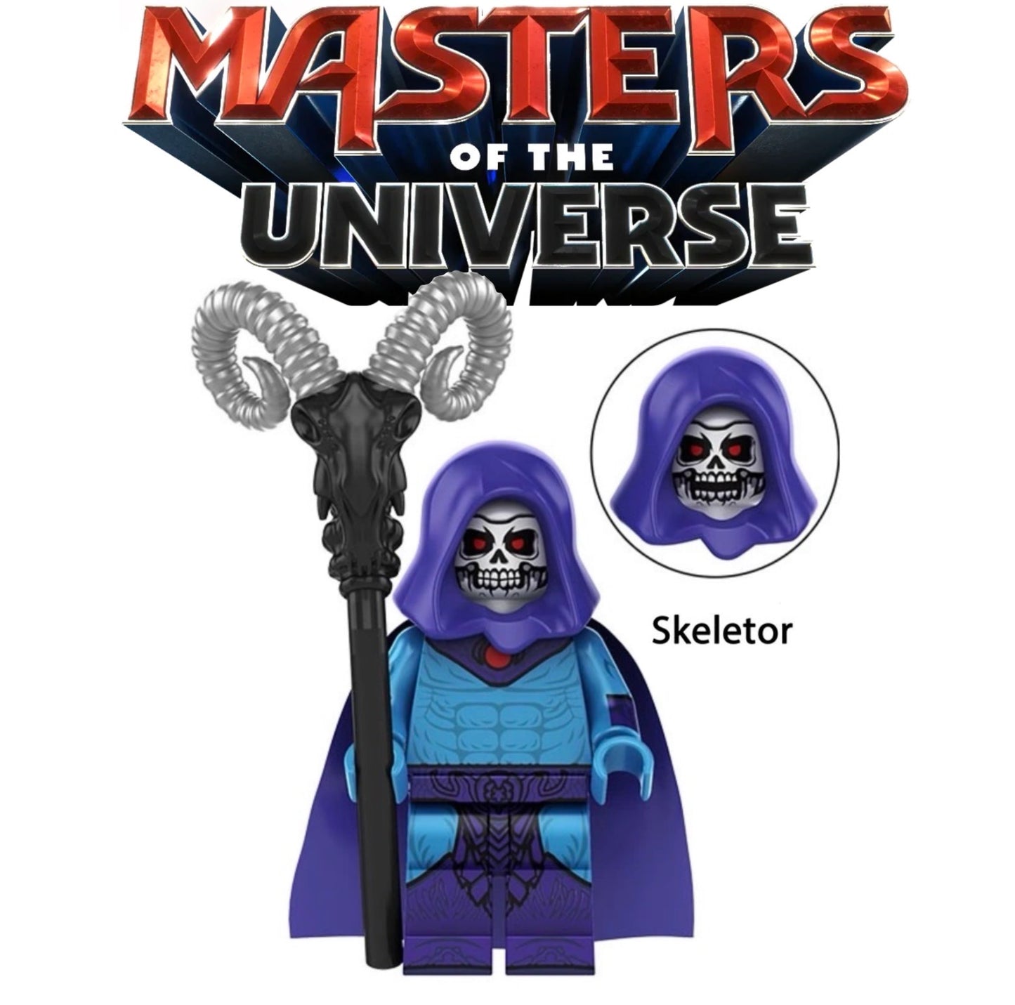 PREVENTE MINIFIGURE MASTERS OF THE UNIVERSE: SKELETOR Custom Disponibilité juillet 2026