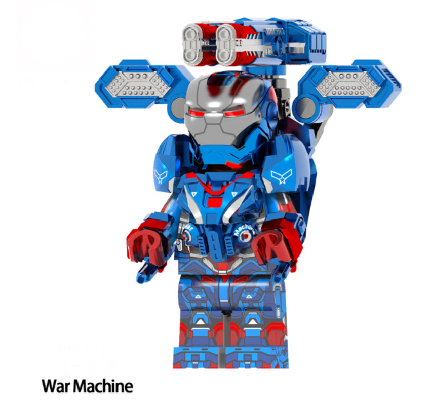 MINIFIGURE MARVEL UNIVERS : WAR MACHINE (VERSION B) custom