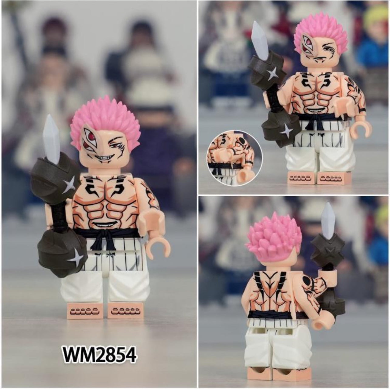 MINIFIGURE JUJUTSU KAISEN UNIVERS : RYOMEN SUKUNA custom
