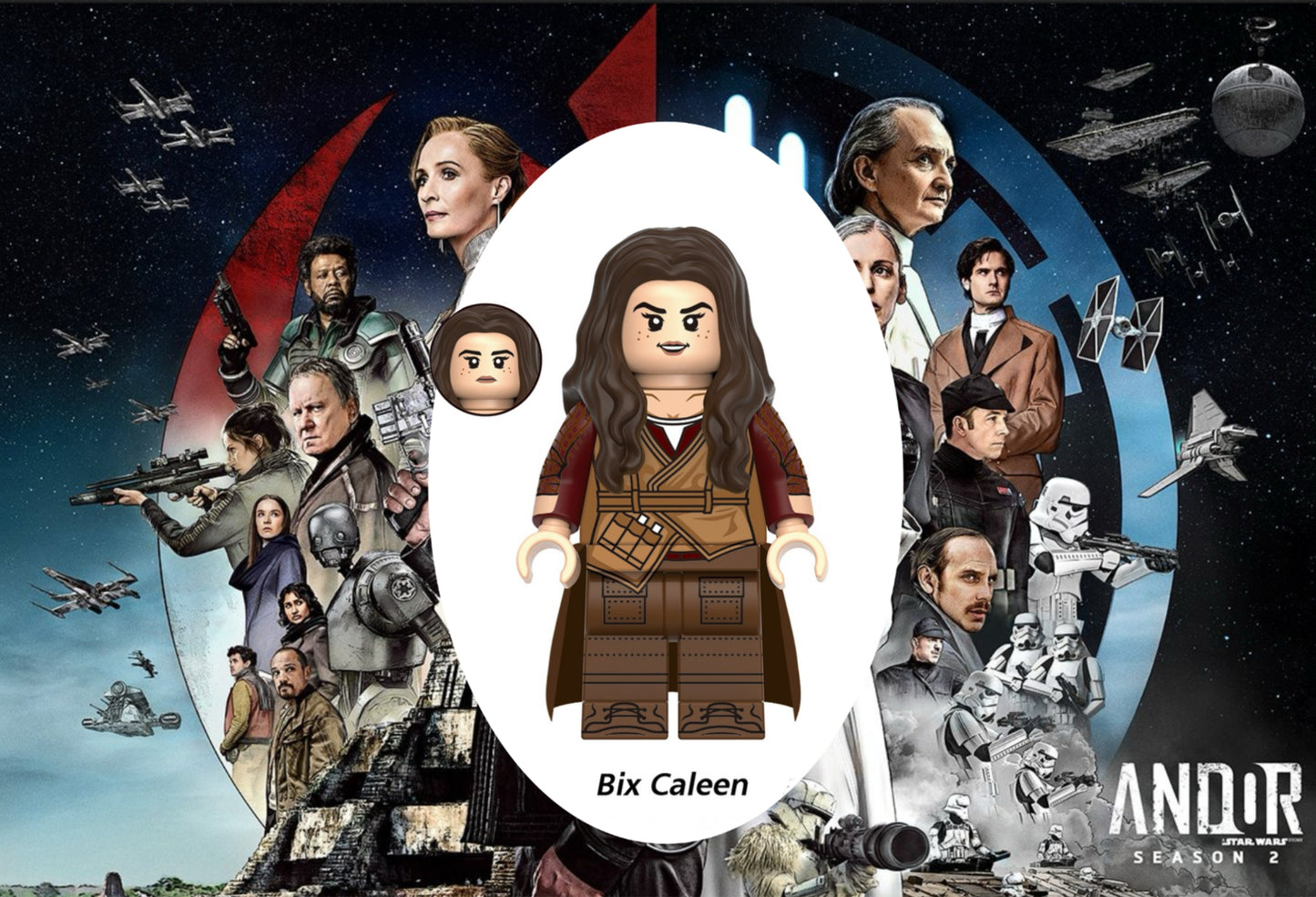 ♥️♥️♥️ MINIFIGURE STAR WARS UNIVERS: BIX CALEEN (ANDOR SAISON 2)♥️♥️♥️custom