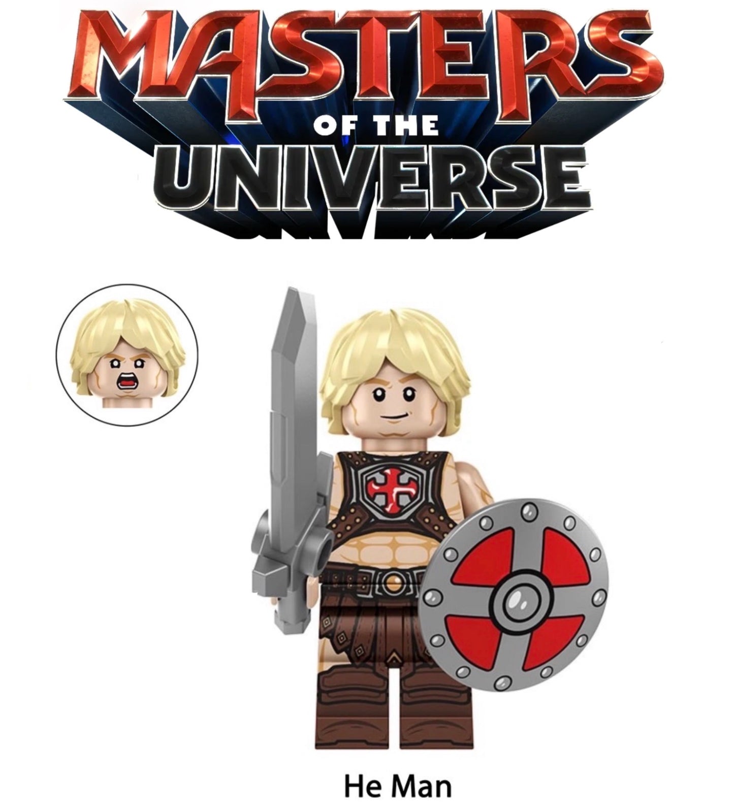 PREVENTE MINIFIGURE MASTERS OF THE UNIVERSE: HE-MAN Custom Disponibilité juillet 2026