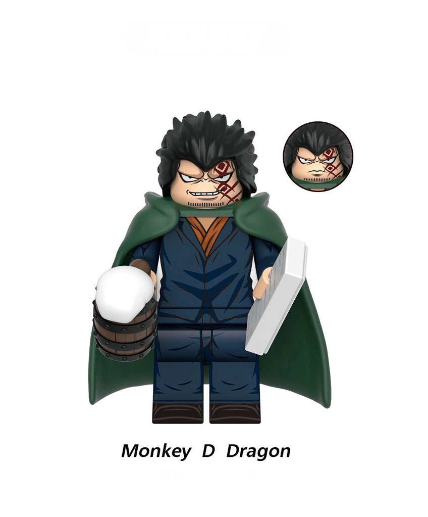 ♥️♥️MINIFIGURE ONE PEACE: MONKEY D DRAGON ♥️♥️custom