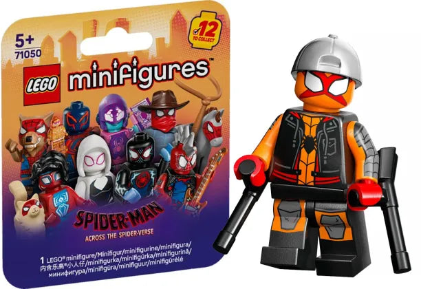 PREVENTE LEGO MINIFIGURE SÉRIES ACROSS THE SPIDER-VERSE : SUN-SPIDER "Socle+Fascicule inclus " Disponibilité mi-septembre 2025