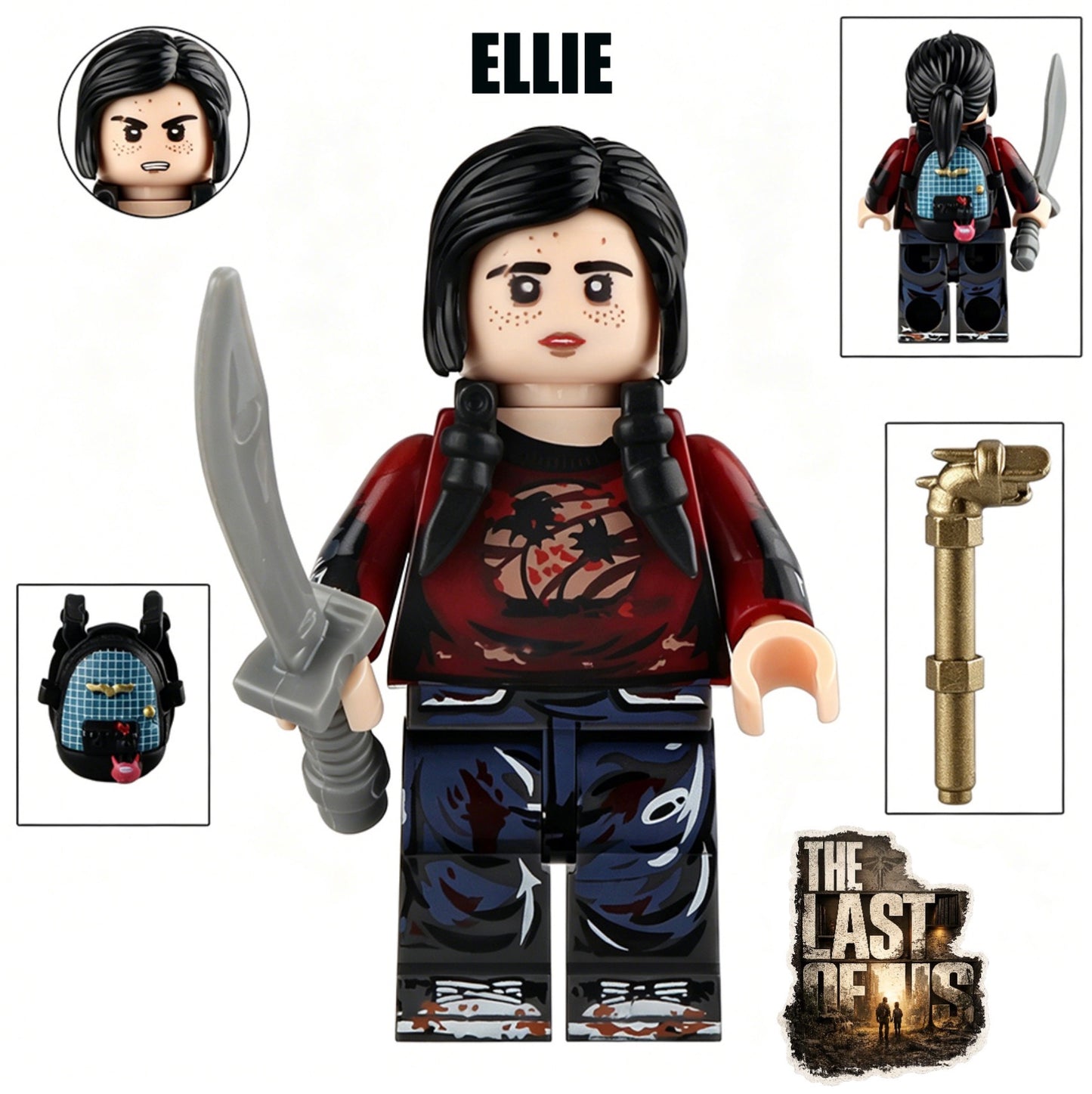 PREVENTE MINIFIGURE LAST OF US UNIVERS: ELLIE (Version A) CUSTOM Disponibilité début juillet 2026