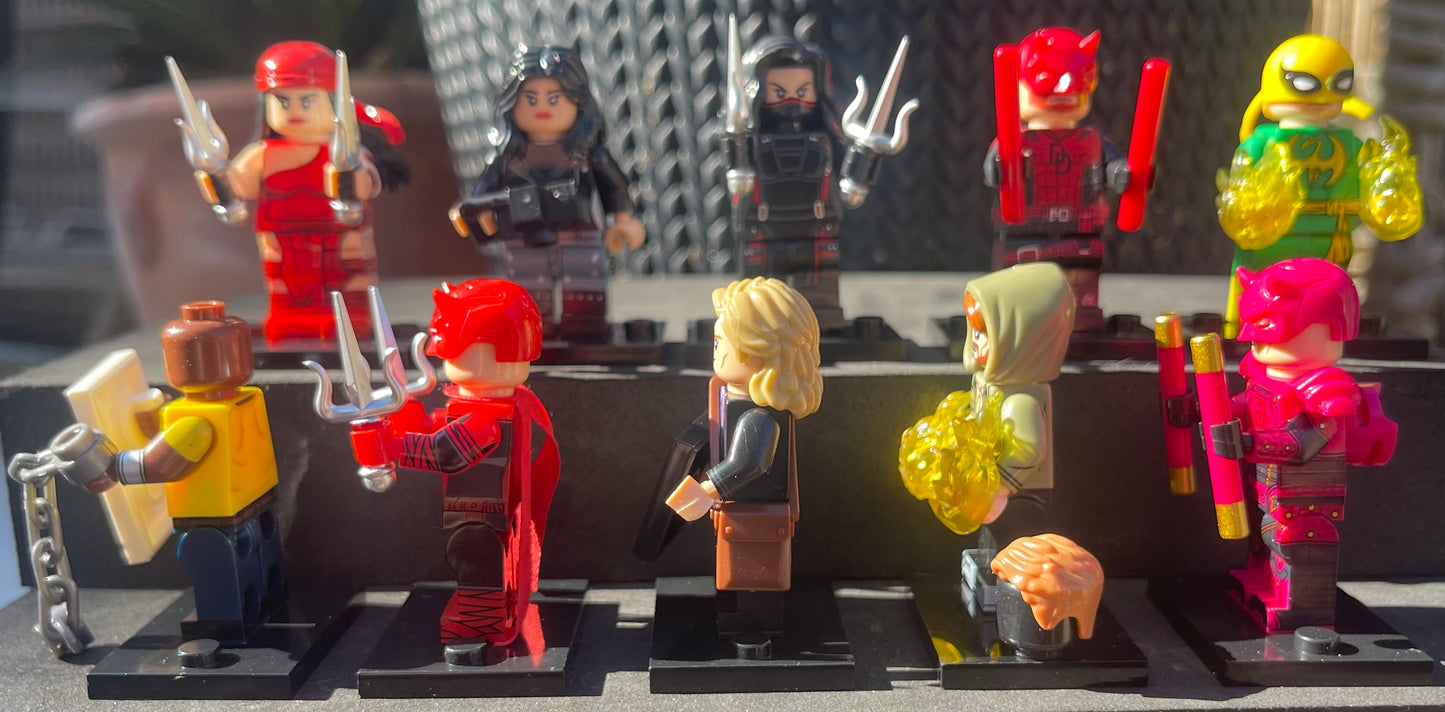 MINIFIGURE MARVEL UNIVERS: DAREDEVIL ELAKTRA custom