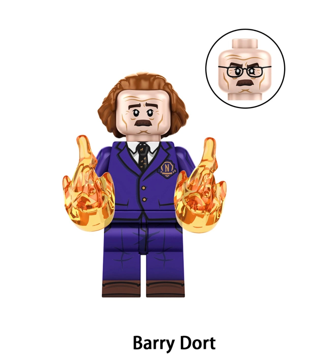 MINIFIGURE WEDNESDAY UNIVERS: BARRY DORT Custom