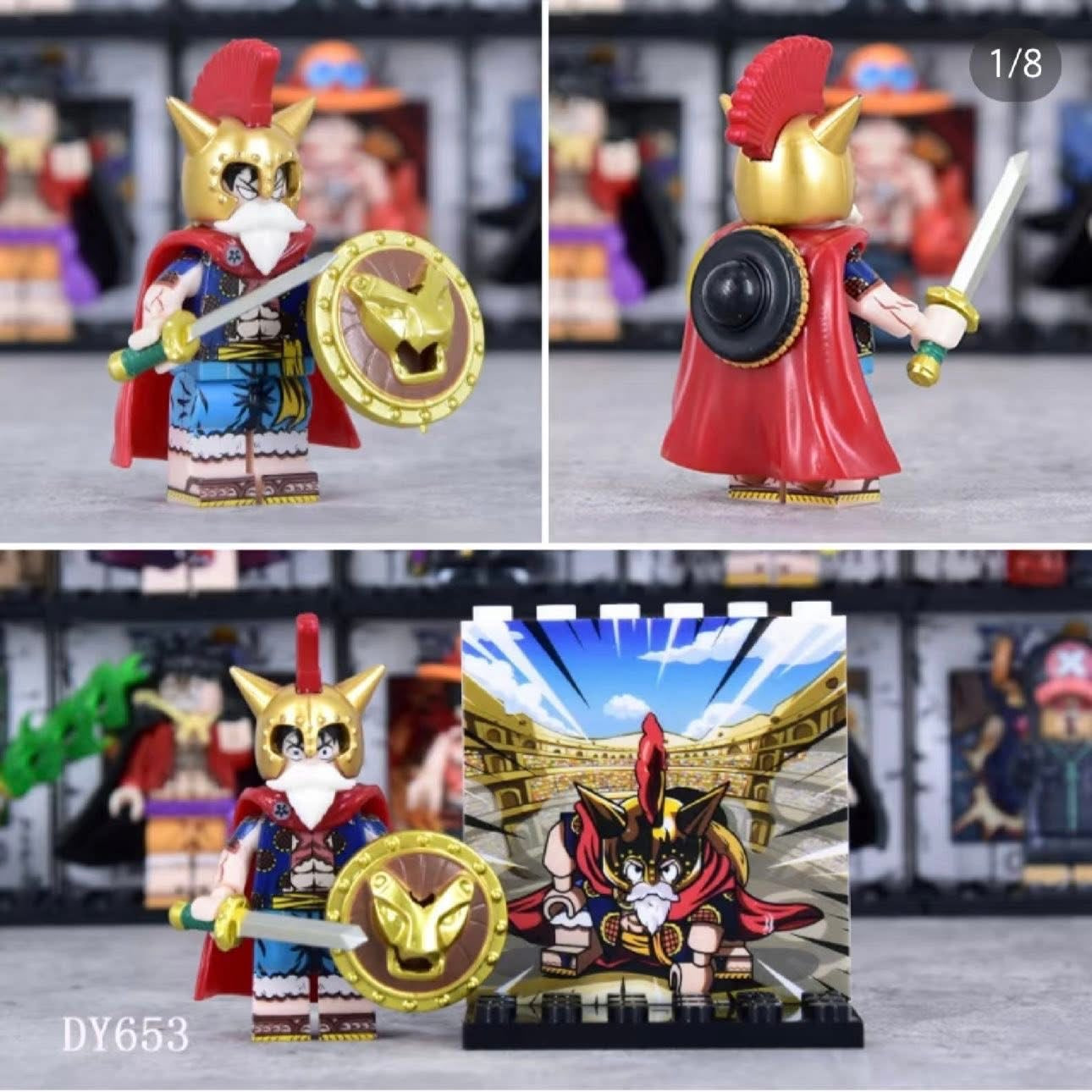 ♥️♥️♥️MINIFIGURE ONE PEACE UNIVERS: LUFFY ♥️♥️♥️custom