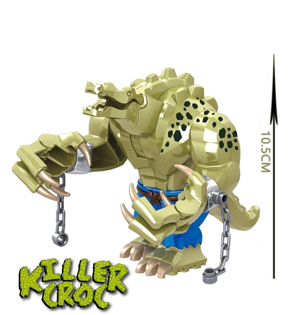 BIG MINIFIGURE DC UNIVERS : KILER CROC custom
