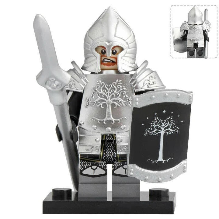 MINIFIGURE LOTR/ THE HOBBIT UNIVERS: GONDOR KNIGHT SOLDIER custom