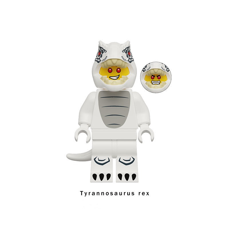 MINIFIGURE DÉGUISEMENT UNIVERS: T-REX custom