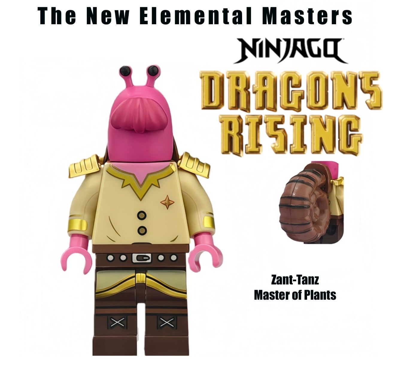 ⭐️ ⭐️ ⭐️MINIFIGURE NINJAGO UNIVERS: ZANT-TANZ MASTER OF PLANTS ⭐️ ⭐️ ⭐️ CUSTOM