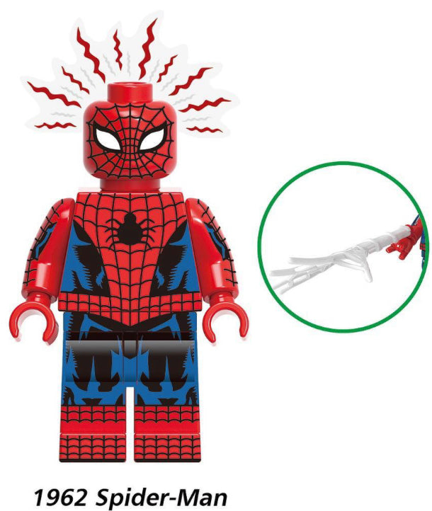 MINIFIGURE SPIDERMAN: 1962 SPIDER-MAN custom