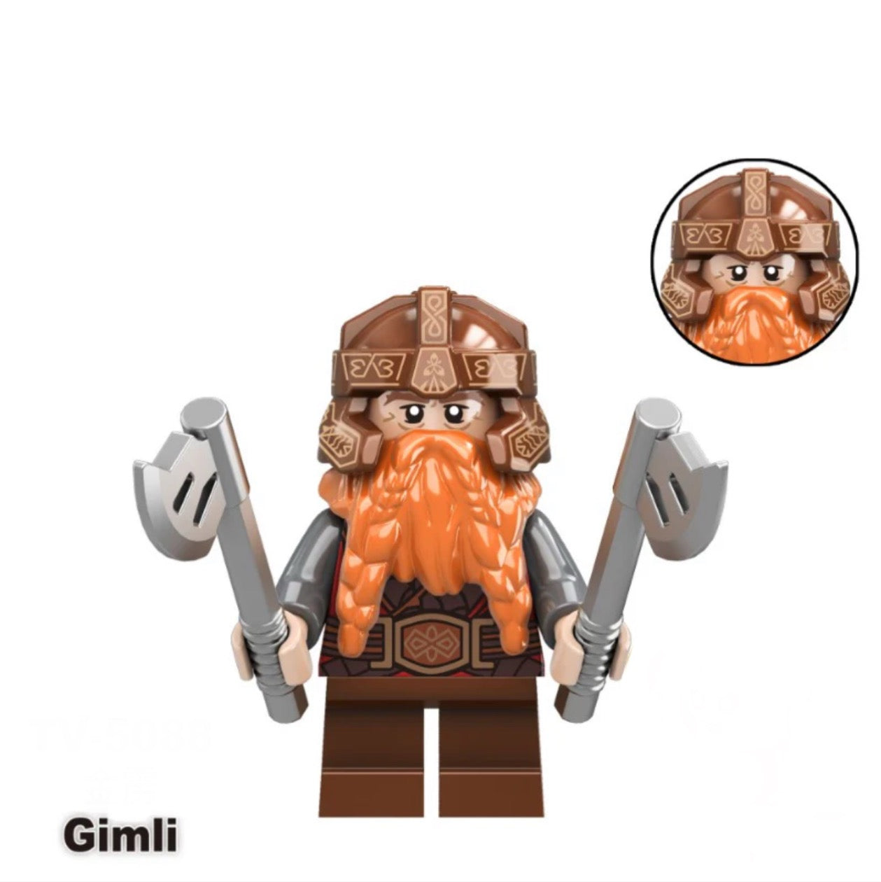 MINIFIGURE LOTR/HOBBIT/TROP UNIVERS: GIMLI CUSTOM