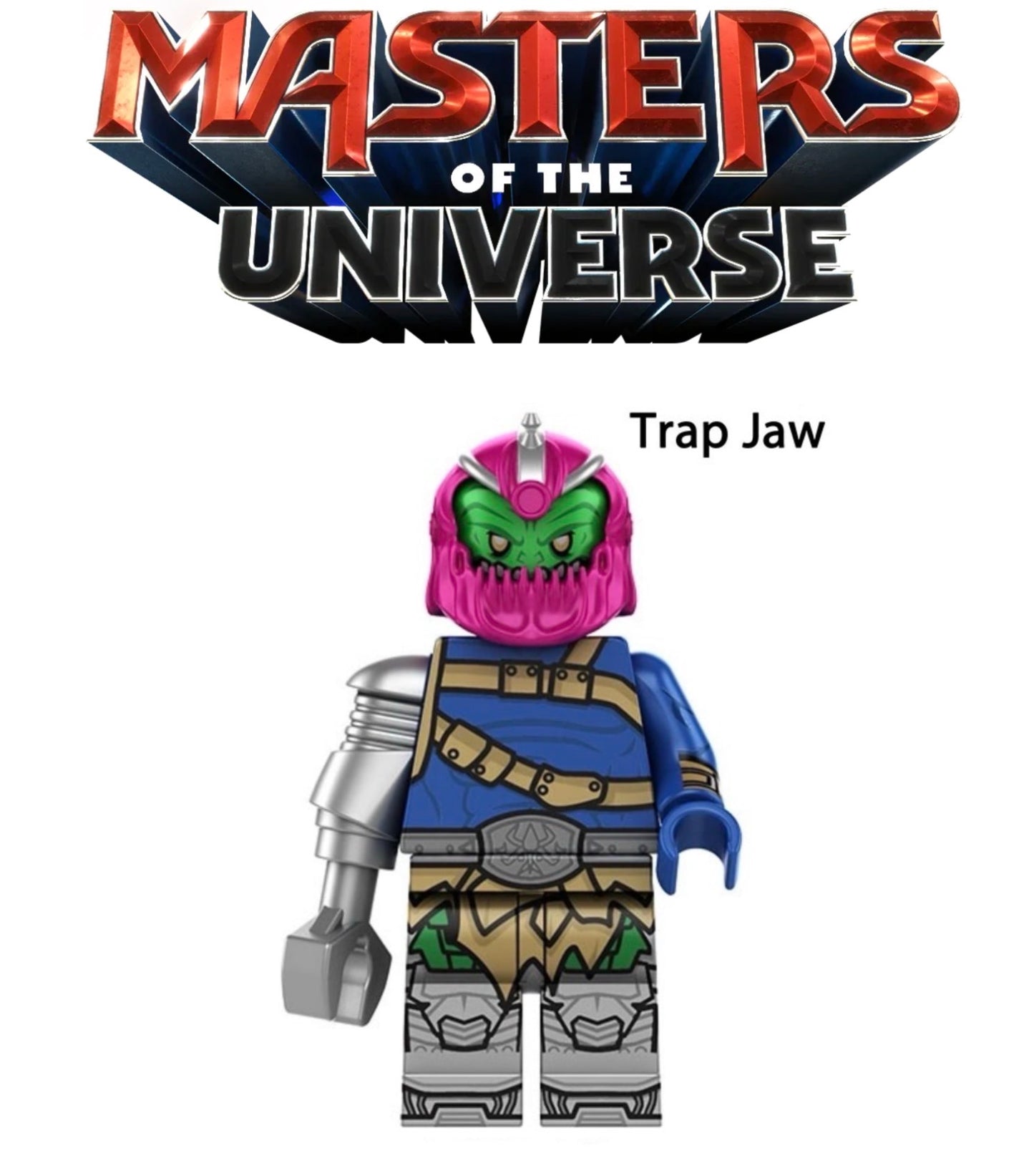 PREVENTE MINIFIGURE MASTERS OF THE UNIVERSE: TRAP JAW Custom Disponibilité juillet 2026
