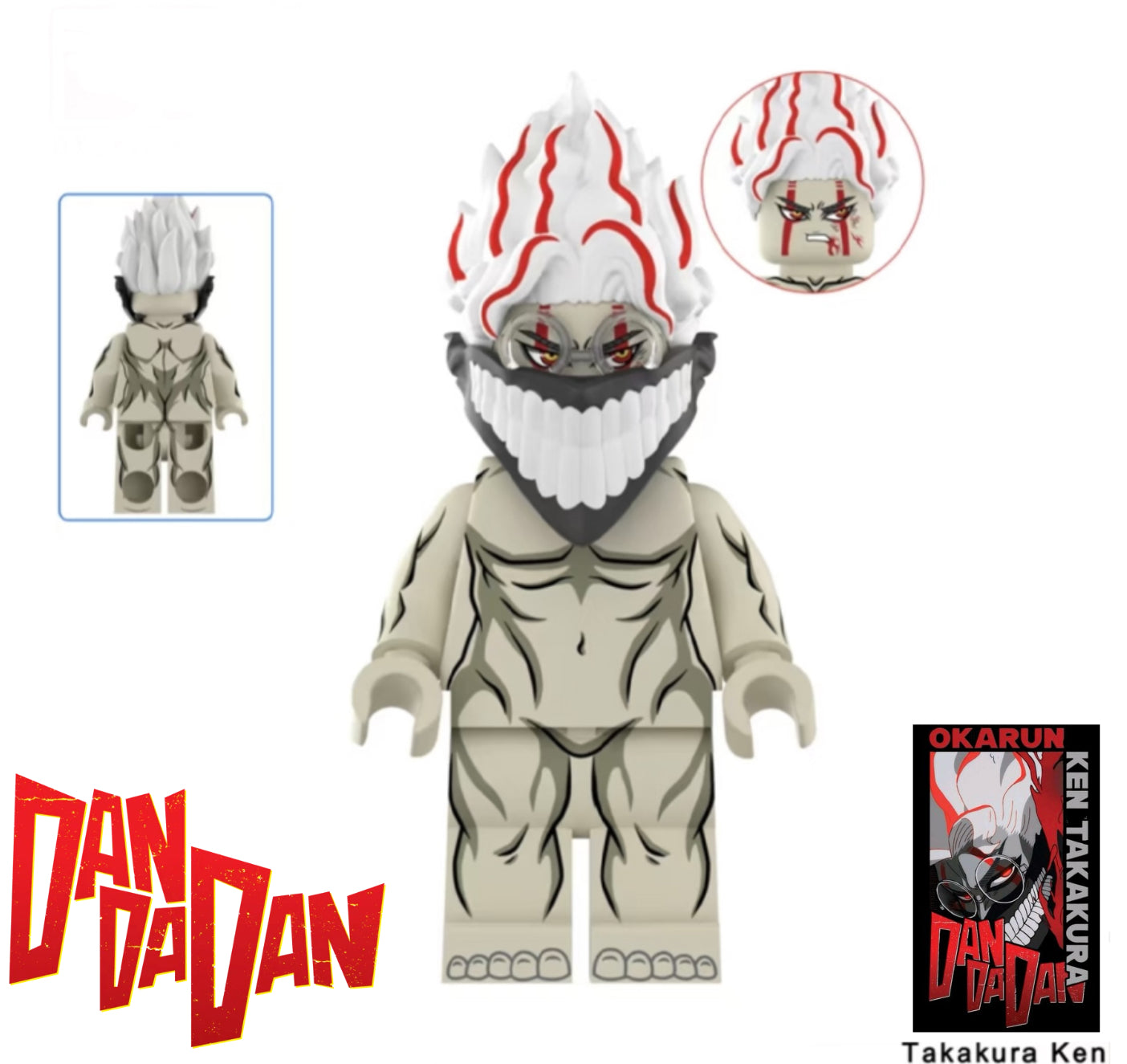 ♥️♥️♥️ MINIFIGURE DANDADAN UNIVERS: TAKAKURA KEN (version B) ♥️♥️♥️custom