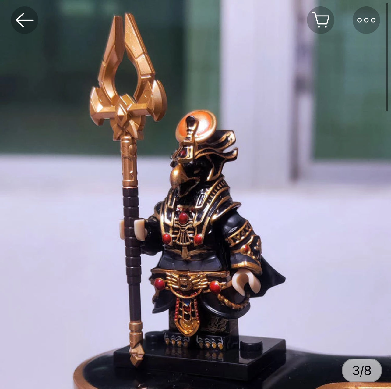 ♥️♥️MINIFIGURE EDITION LIMITÉE: RA EGYPTIAN GOD custom♥️♥️♥️ TOP 2025 ZEDBRICK♥️♥️♥️