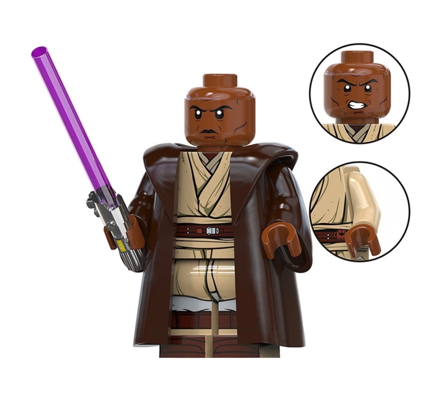 MINIFIGURE STAR WARS UNIVERS: 187th MACE WINDU Custom