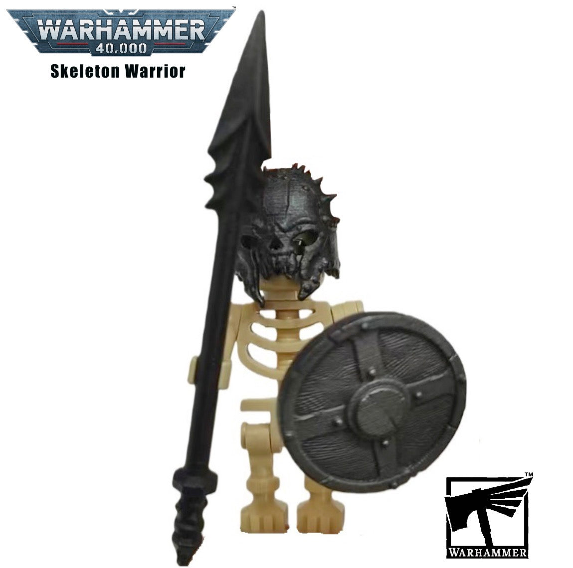 MINIFIGURE WARHAMMER 40K UNIVERS: SKELETON WARRIOR custom
