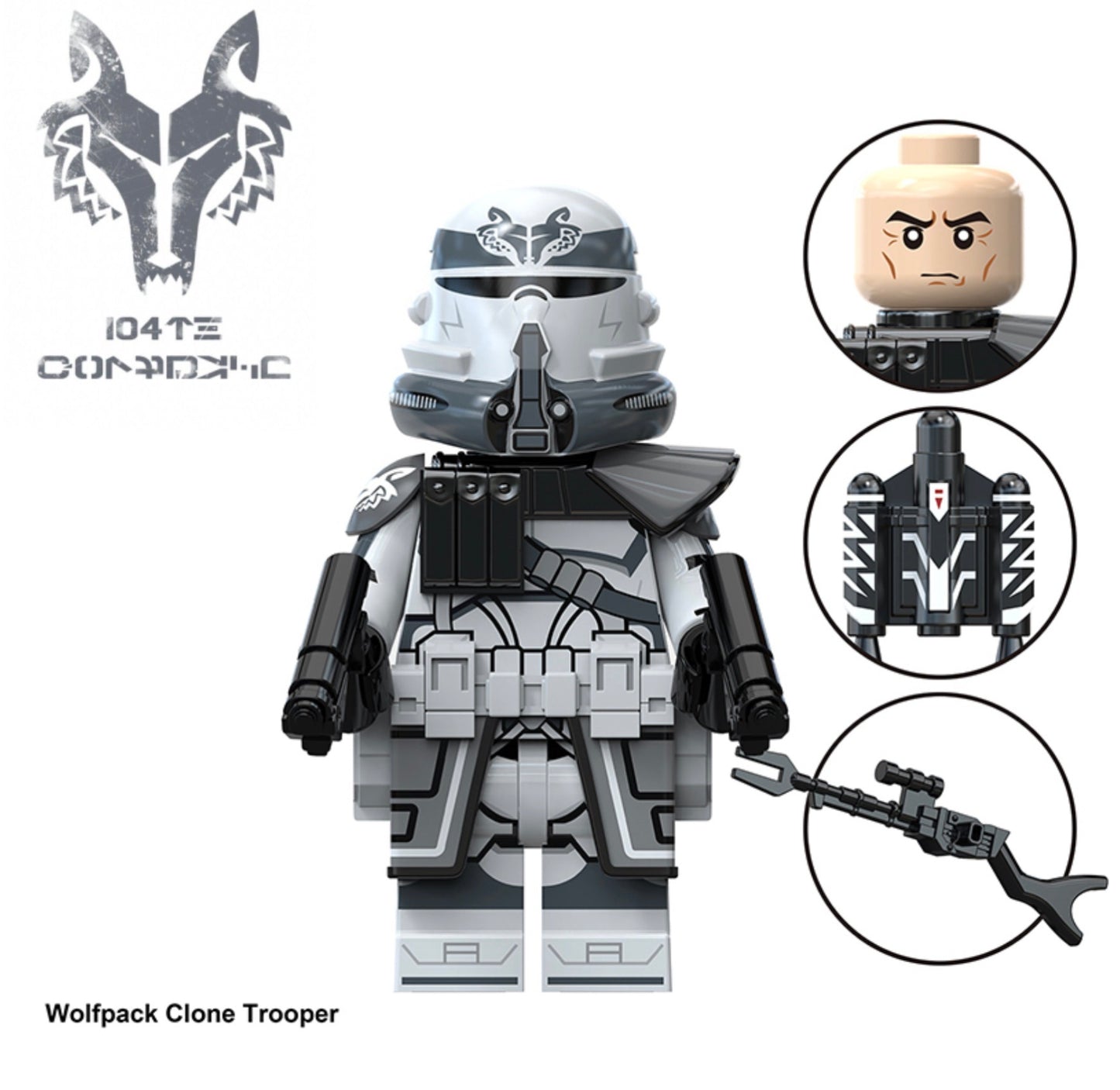 PREVENTE MINIFIGURE STAR WARS UNIVERS: 104th WOLFPACK CLONE TROOPER Custom Disponibilité mi-juin 2026