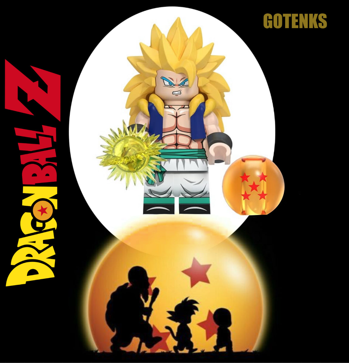 MINIFIGURE DRAGON BALL Z UNIVERS: GOTENKS Custom