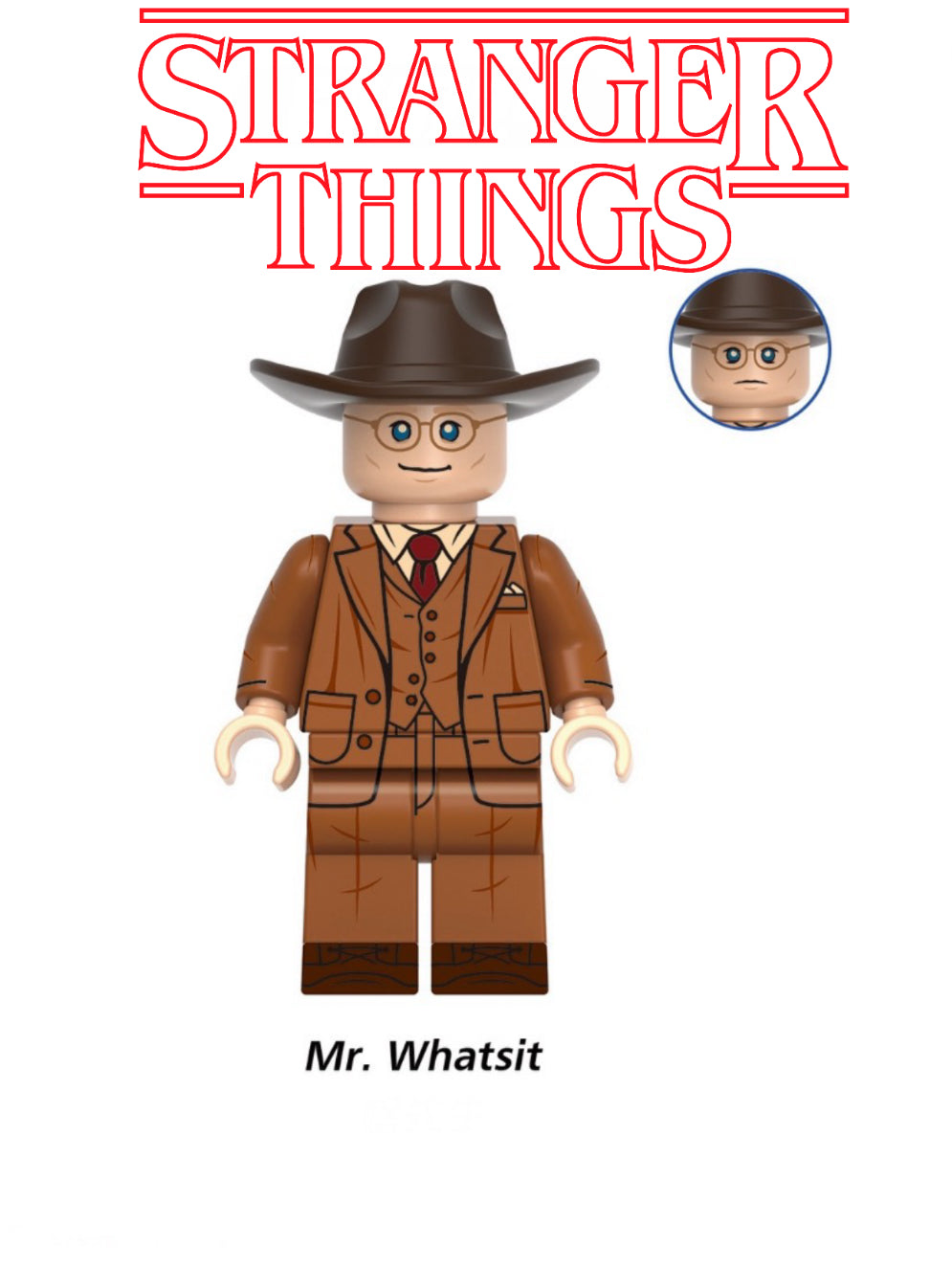 MINIFIGURE STRANGER THINGS UNIVERS: HENRY/MR QUIPROQUO Custom