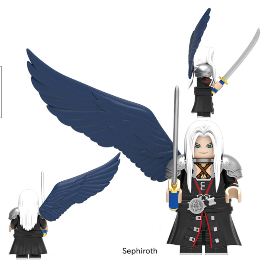 ♥️♥️♥️MINIFIGURE FINAL FANTASY UNIVERS: SEPHIROTH ♥️♥️♥️custom