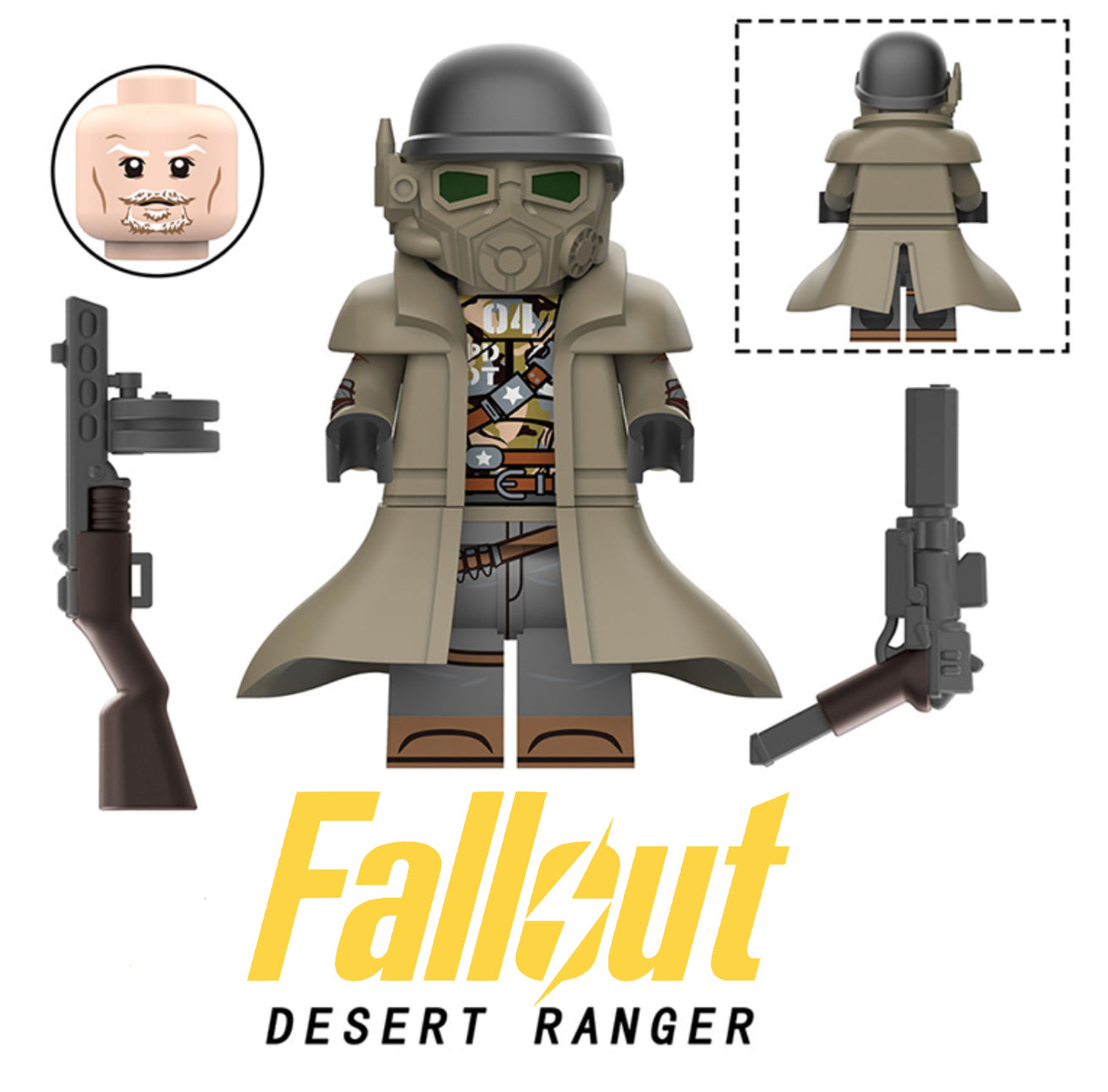 MINIFIGURE FALLOUT UNIVERS: DESERT RANGER CUSTOM