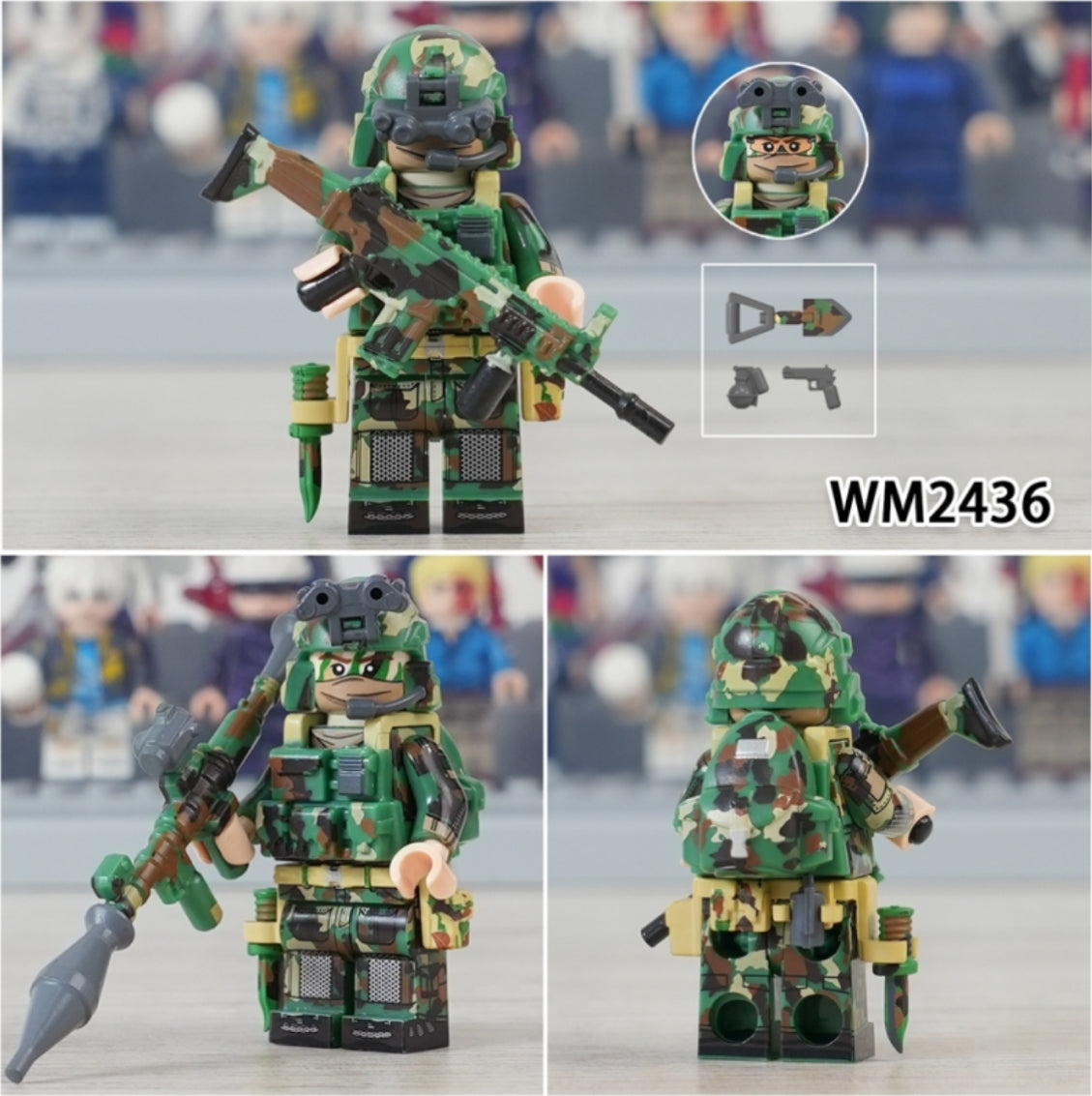 ♥️♥️SUPERBE MINIFIGURE ARMY UNIVERS "ÉDITION LIMITÉE": KSK SPECIAL FORCES CUSTOM Dispo. Top 2024♥️♥️