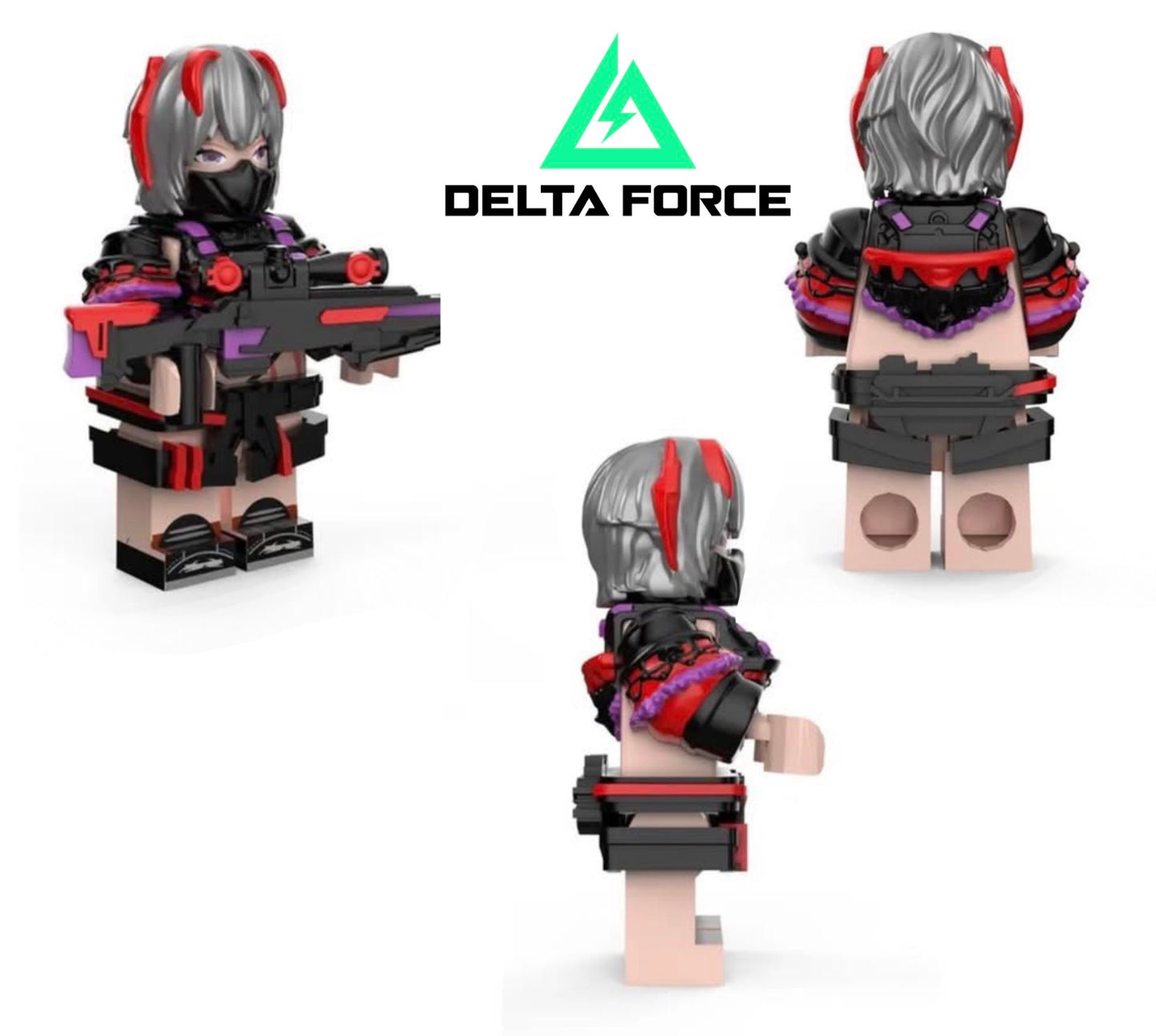 PREVENTE♥️♥️MINIFIGURE VIDEO GAMES DELTA FORCE UNIVERS: MAK SIU MAN ♥️♥️custom Disponibilité fin juin 2026