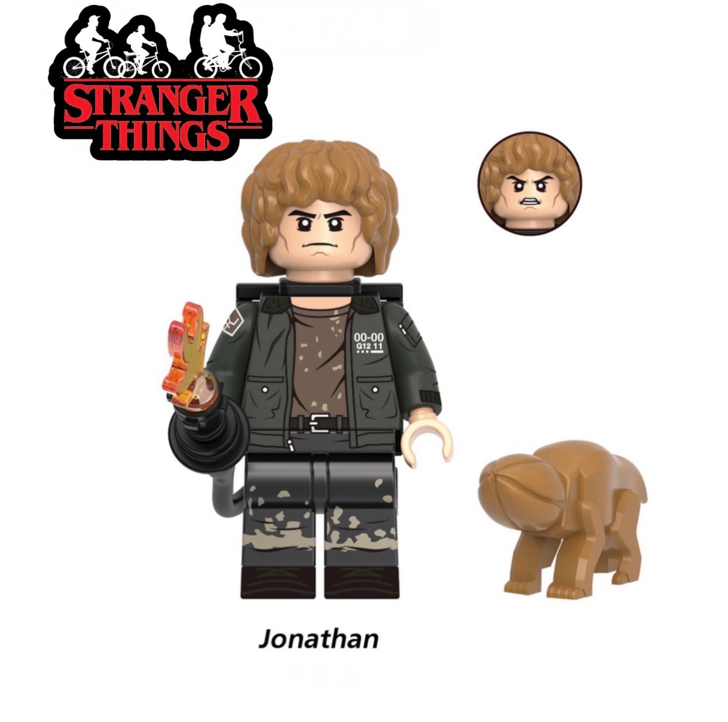 MINIFIGURE STRANGER THINGS UNIVERS: JONATHAN Custom