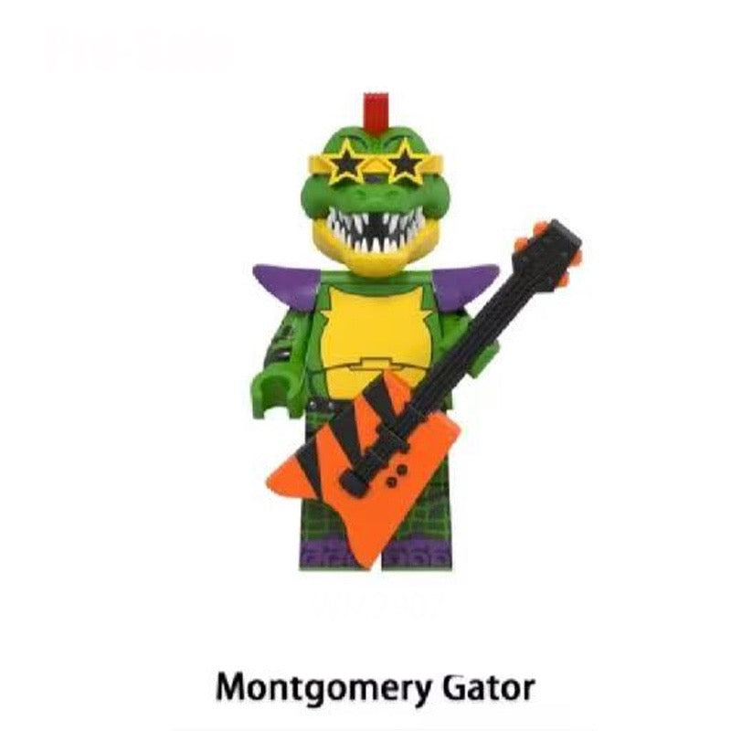 PREVENTE MINIFIGURE HORREUR UNIVERS: MONTGOMERY GATOR "FIVE NIGHTS AT FREDDY’S"CUSTOM disponibilité fin décembre 2025