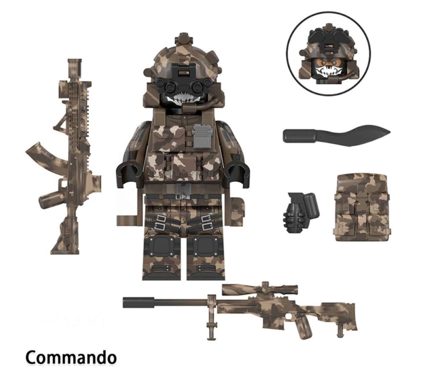 ♥️♥️MINIFIGURE ARMY UNIVERS: COMMANDO CUSTOM♥️♥️