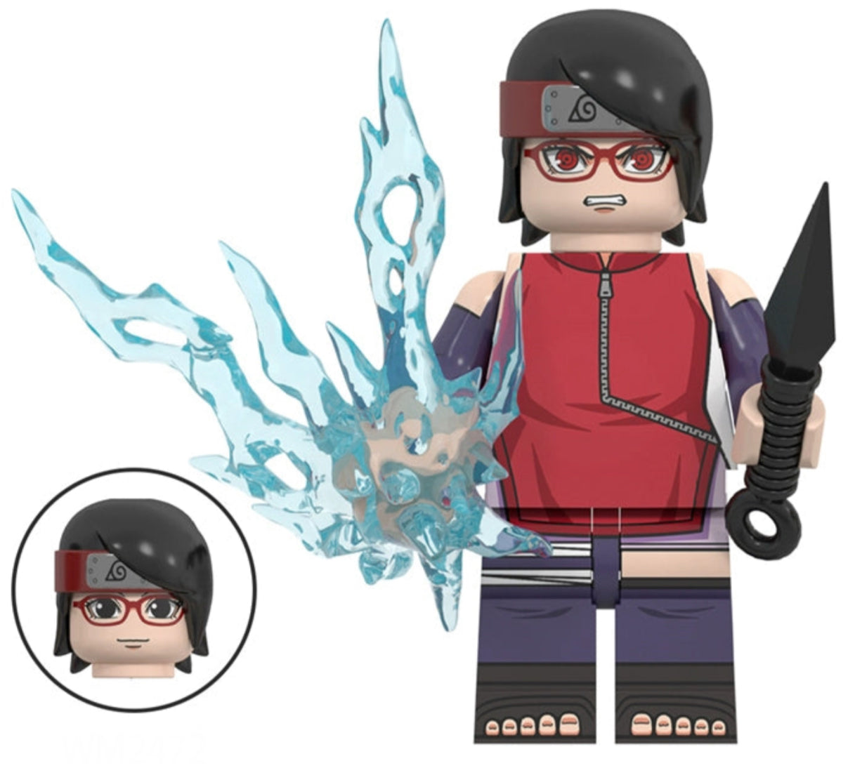 MINIFIGURE UCHIHA SARADA custom