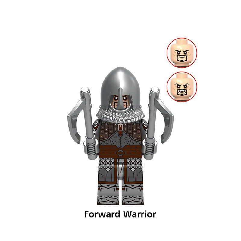 PREVENTE MINIFIGURE MÉDIÉVALE UNIVERS: FORWARD WARRIOR Custom Disponibilité mi-décembre 2025