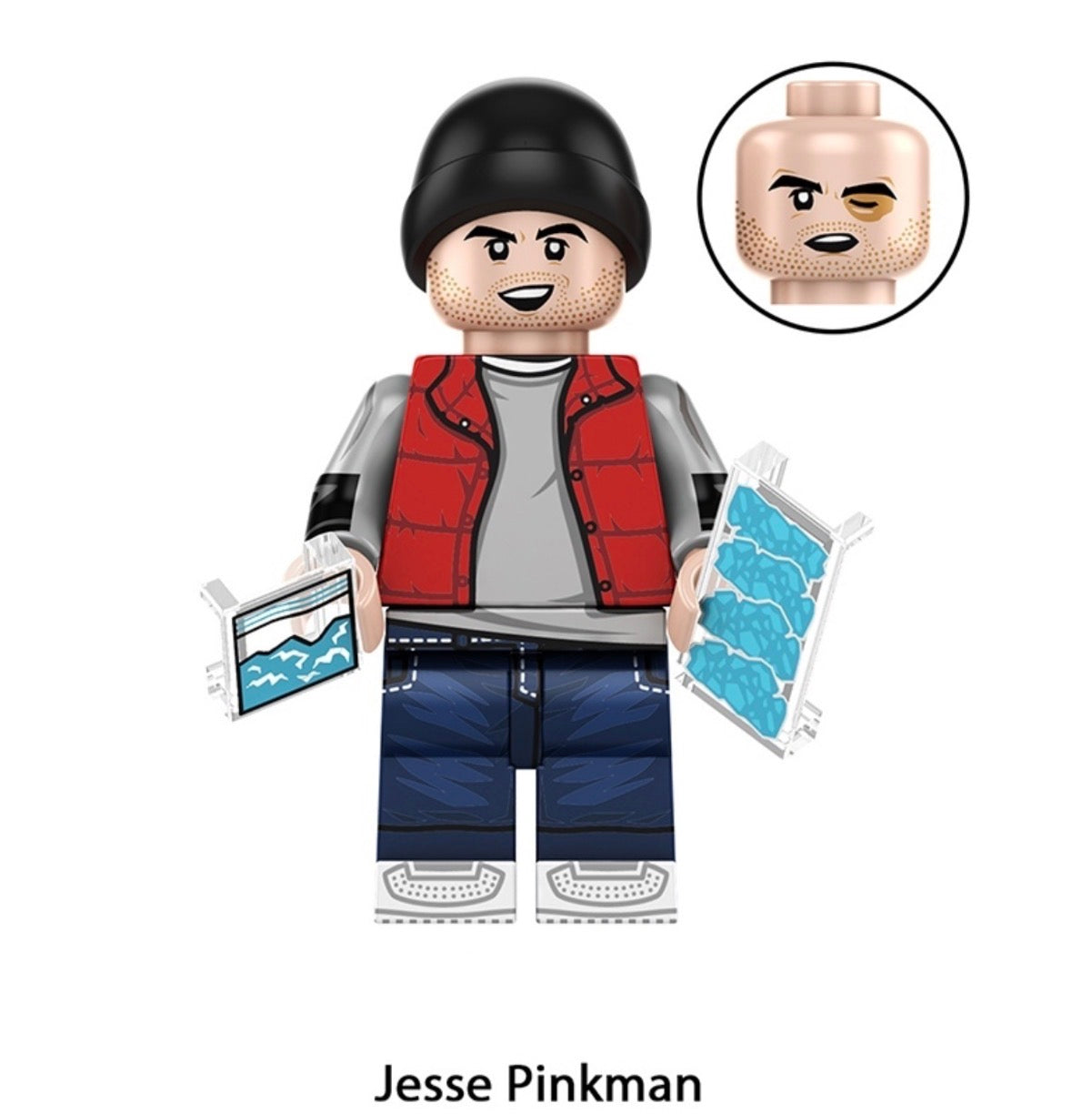 MINIFIGURE BREAKING BAD UNIVERS: JESSE PINKMAN custom