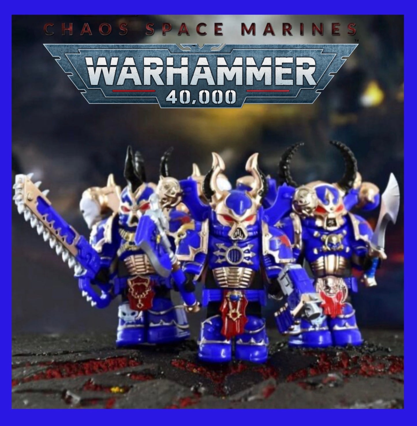 PREVENTE MINIFIGURE WARHAMMER 40K UNIVERS: NIGHT LORDS custom Disponibilité fin juin 2026